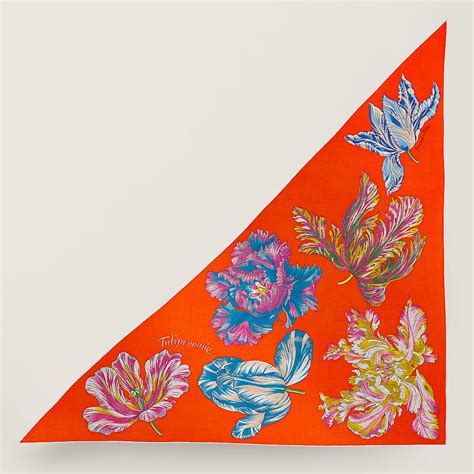 tulipomanie hermes scarf|Tulipomanie giant triangle .